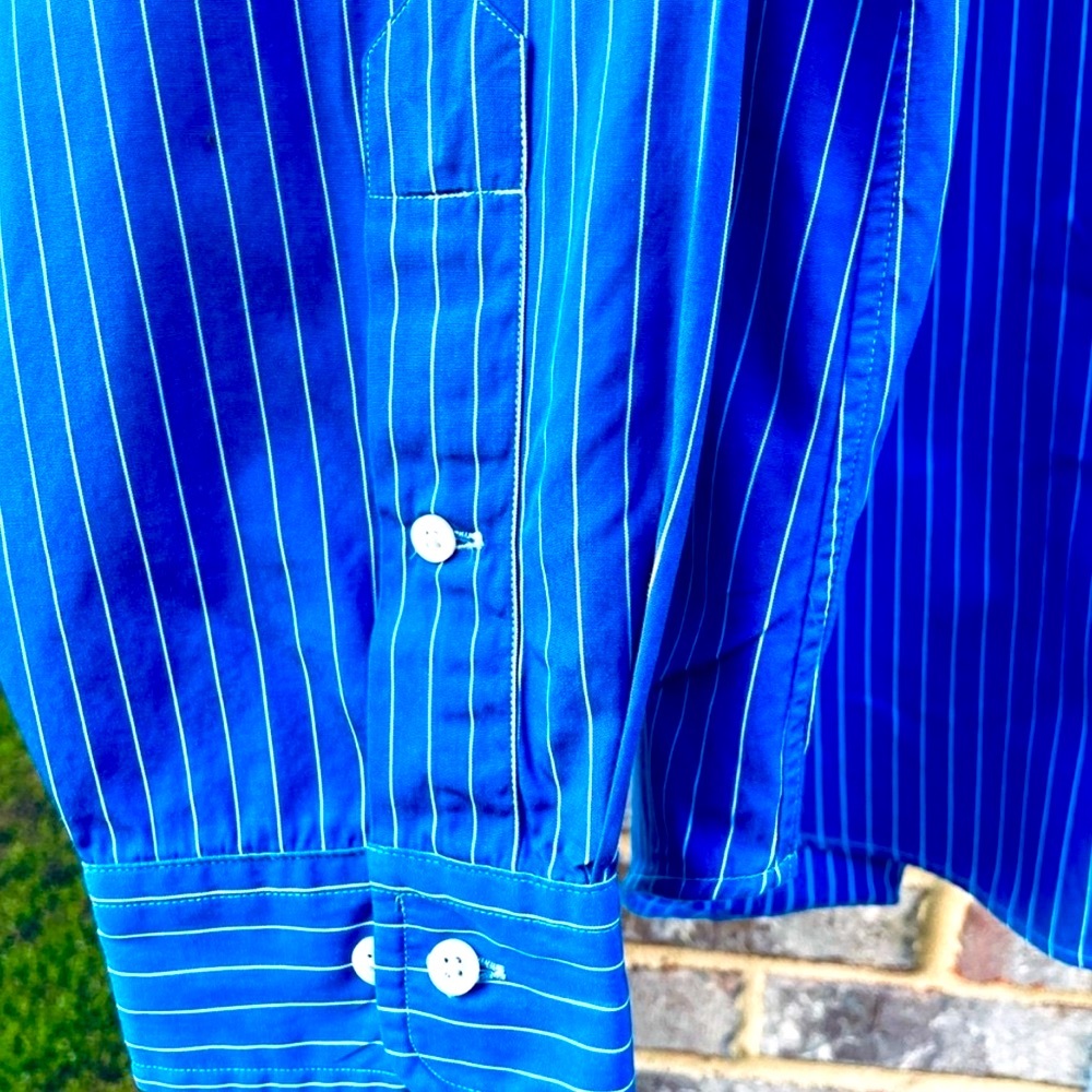 Polo by Ralph Lauren Blue Casual Button Down Shirt - Picture 8 of 11